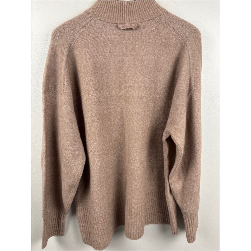 Everlane Women's Large Cozy Turtleneck Sweater Taupe Wool - Nylon - Yak Hair - Picture 6 of 10